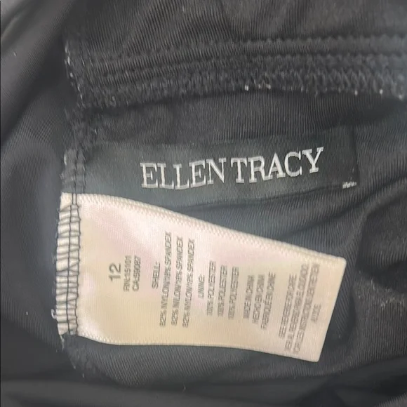 Ellen Tracy Black One-Piece Swimsuit with Cut-Out Design - Picture 3 of 3